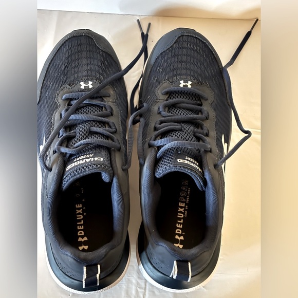 Under Armour Men’s Charged Assert Delux Foam Navy Blue Shoes Size 11 - Picture 2 of 7